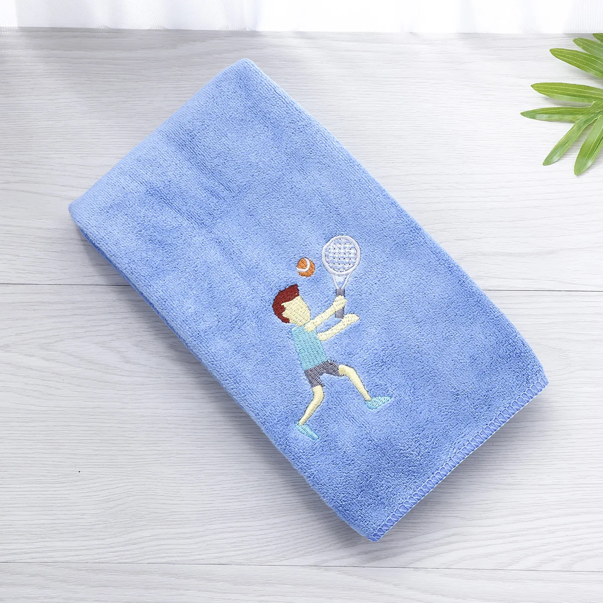 

Quick Dry Sports Towel 25x110cm Blue Highly Elastic Moisture Transfer Quick Drying Fabric for Active Sports and Outdoor
