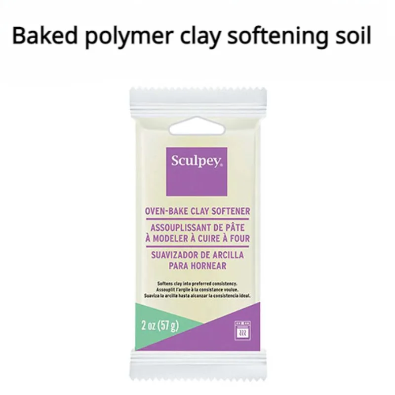 57g Polymer Clay Softening Soil Colorless Without Adding Pigment Handmade DIY Jewelry Baking Clay Ceramic Manufacture Material