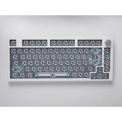 Imagem -02 - Kit Teclado Mecânico com Fio e sem Fio Esc75 Gasda Estrutura 75 Layout Faça Você Mesmo Hot Swappable Keyboard com Botão