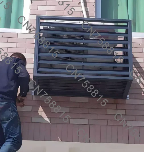 

Aluminum alloy air conditioner shell, outdoor rainproof and sunscreen air conditioner external unit protective cover