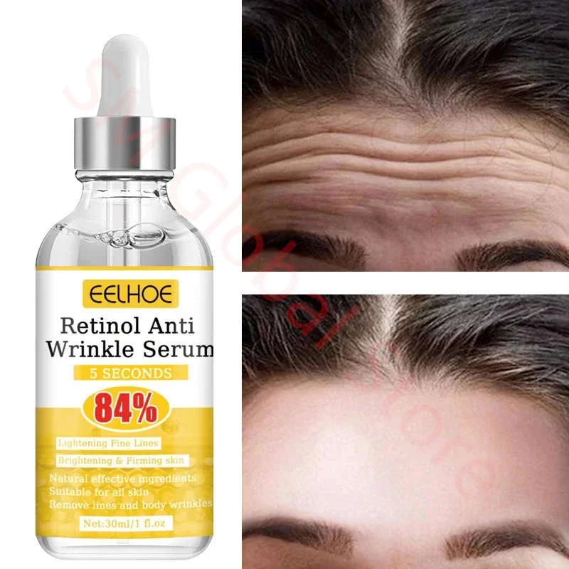 

Retinol Instant Wrinkle Remover Face Serum Lifting Firming Anti Aging Fade Fine Lines Whitening Moisturizing Skin Care Cosmetics