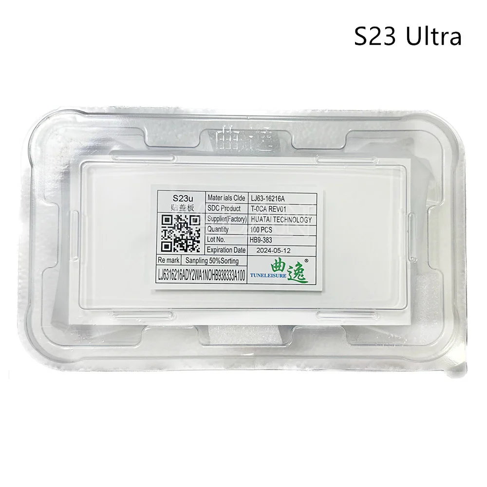 T-OCA Glue 125um For SAM S23U S22U S20 S21 S22 S23 Note 20 Ultra S10 5G LCD Display Glass OCA Film Laminating Repair No Wave