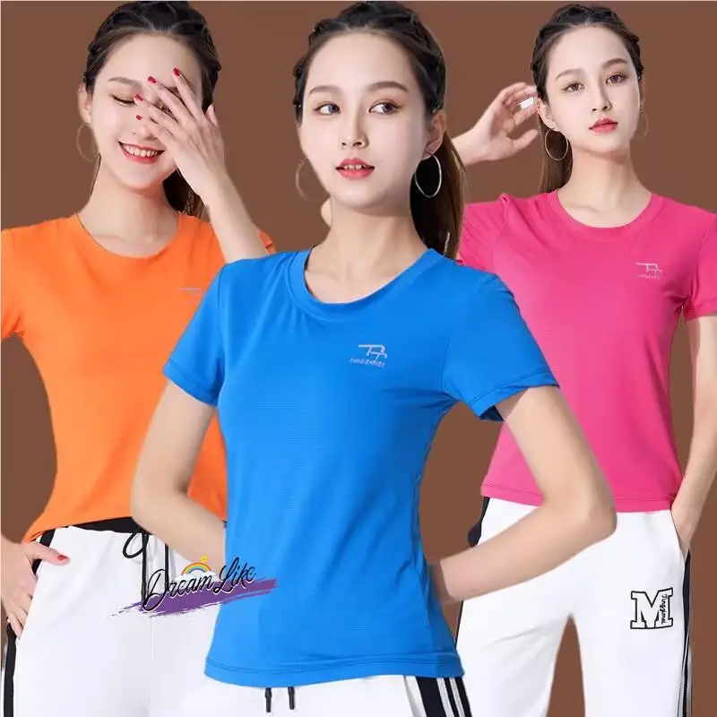 

Новая летняя женская спортивная одежда для фитнеса и танцев: быстросохнущий, тонкий, высокоэластичный топ для тренировок