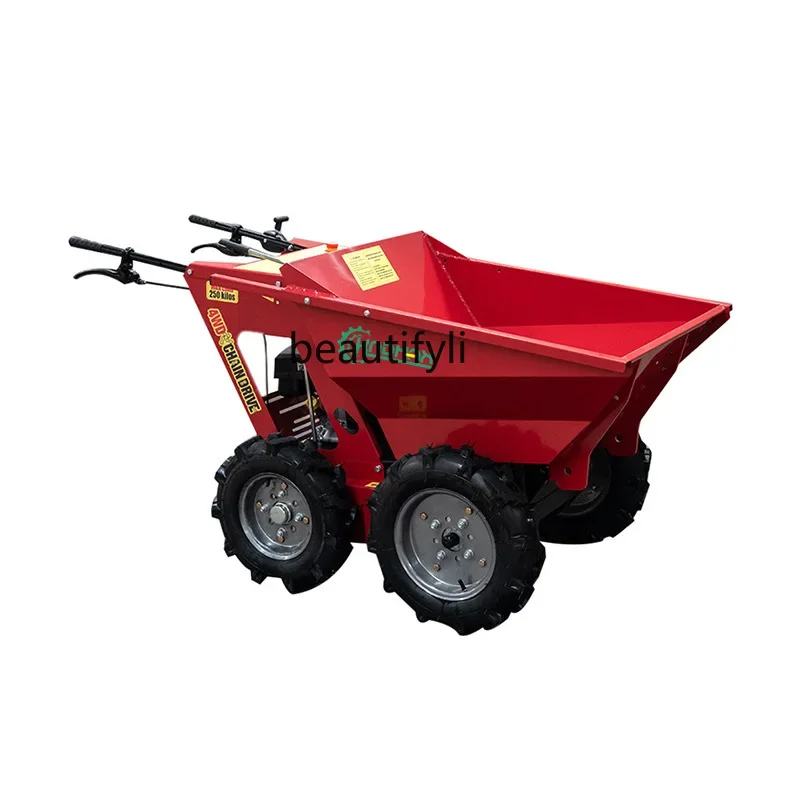 

D80 MD250 Tipping Dump Truck Hand Lifting Mini Small Loader Wheeled Loader