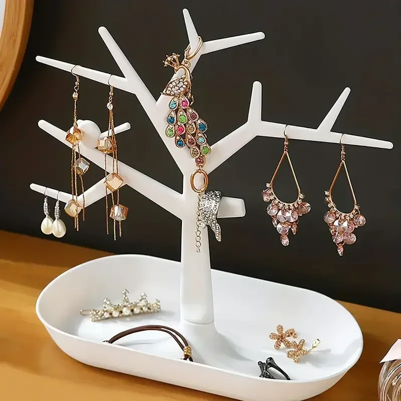 Deer Jewelry Display Stand Earrings Necklace Ring Jewelry Display Tray Tree Storage Racks Organizer Holder Make Up Decoration