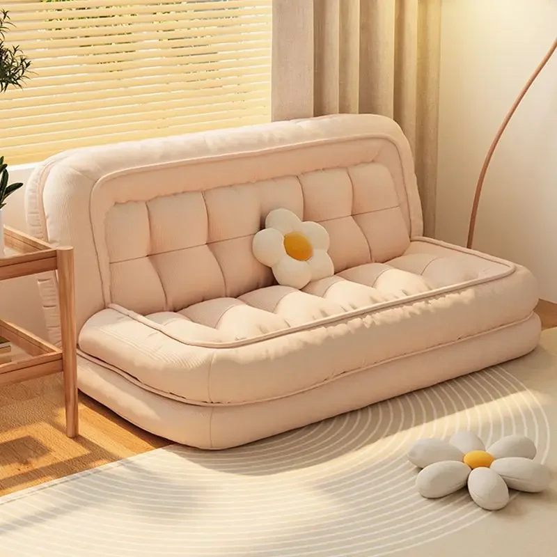 Lazy Sofa Reclining Sleeping Tatami Single Bedroom Balcony Human Kennel Double Folding Recliner Sofa Bed