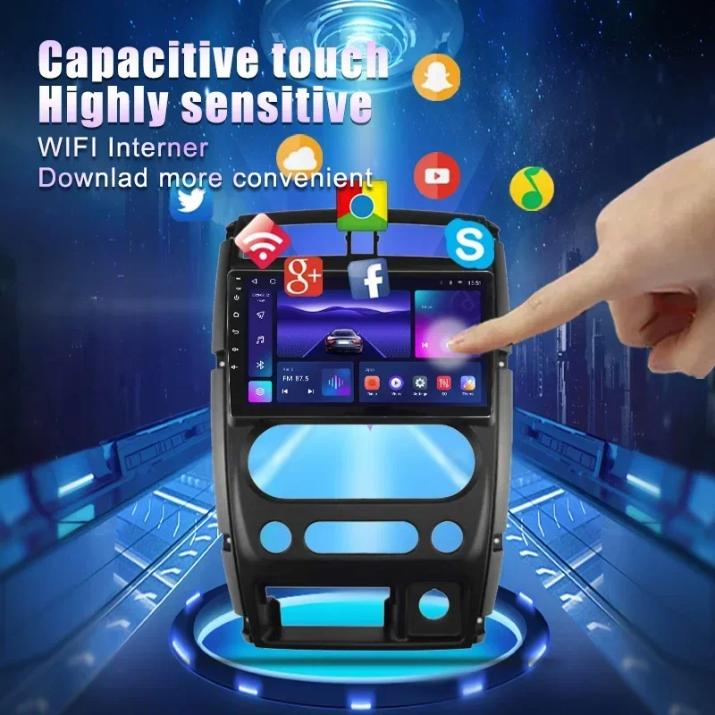 For Suzuki Jimny 2005-2019 Android 12.0 4G AI Voice Carplay Car