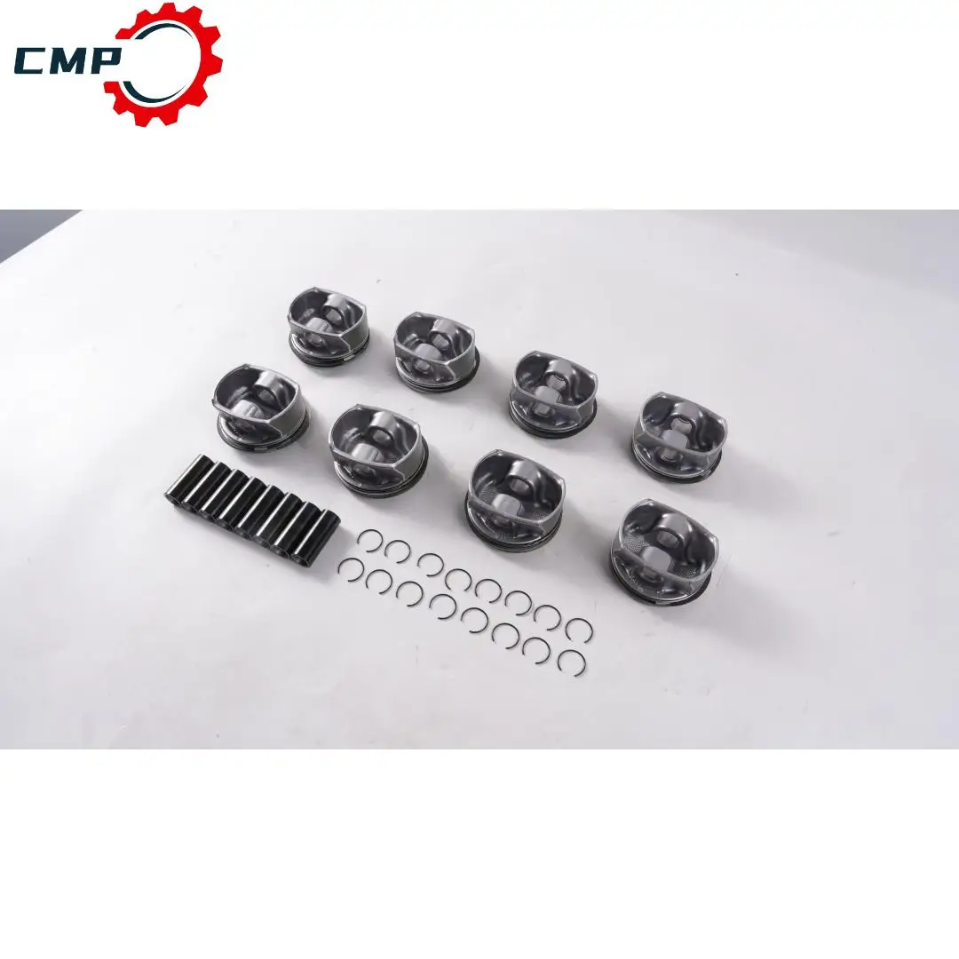 

8x Pistons Set W/Rings & Pins Kit Mahle 94810304824 94810304724 For Porsche Cayenne Panamera S GTS 957 970 4.8L V8 Pistons