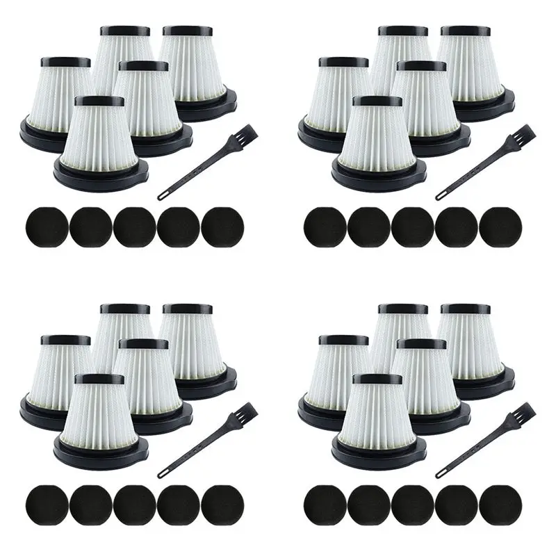 TFTP-20X Hepa Filter Set For Deerma DX115 DX115S DX115C Portable Vacuum Cleaner Spare Parts