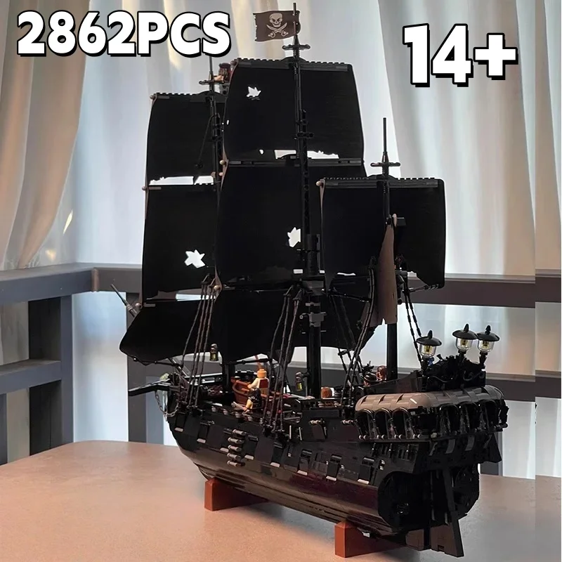

2026NEW of the new Pirates of the 10365 2862PCS model Black Pearl figant for ,a high-difficulty building block toy