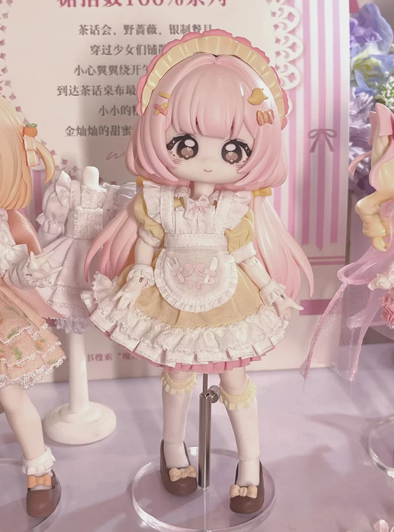 البيع المسبق للسكر 100% سلسلة Moowooart 1/12 Bjd صندوق أعمى اللعب صندوق الغموض عمل الشكل المنقولة Kawaii دمية للفتيات اللعب