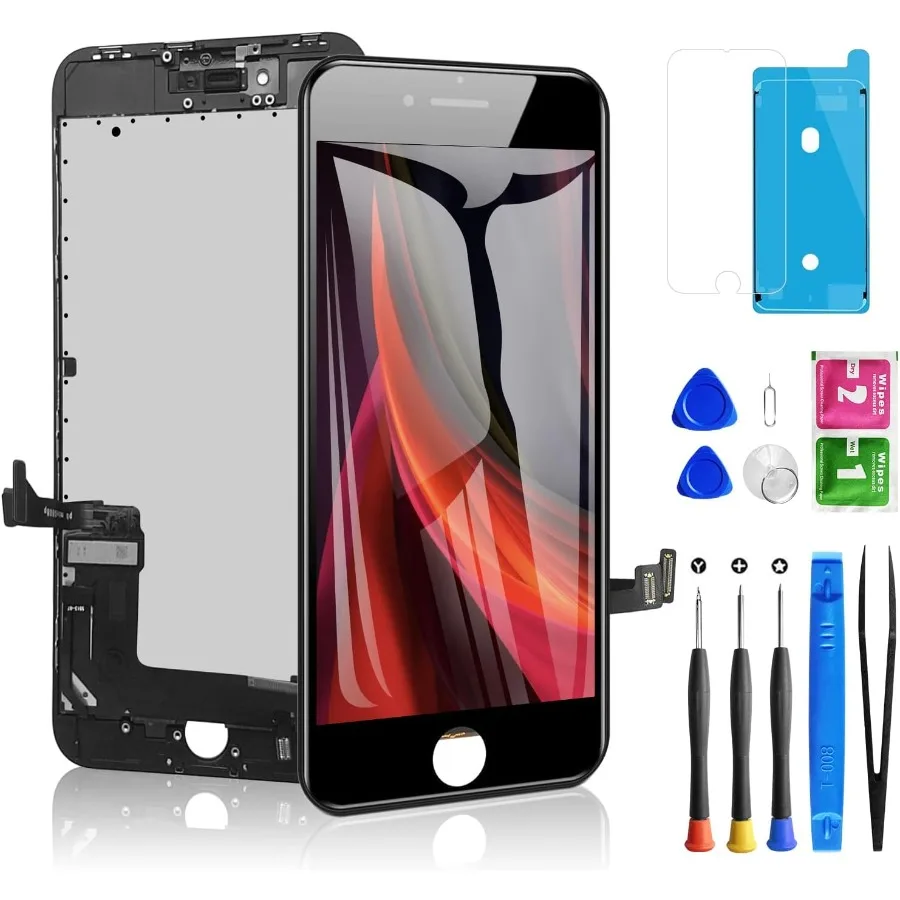 for iPhone 8 Plus Screen Replacement Black 5.5 Inch Diykitpl 3D Touch LCD Digitizer Display for iPhone 8 Plus with Repair Tools