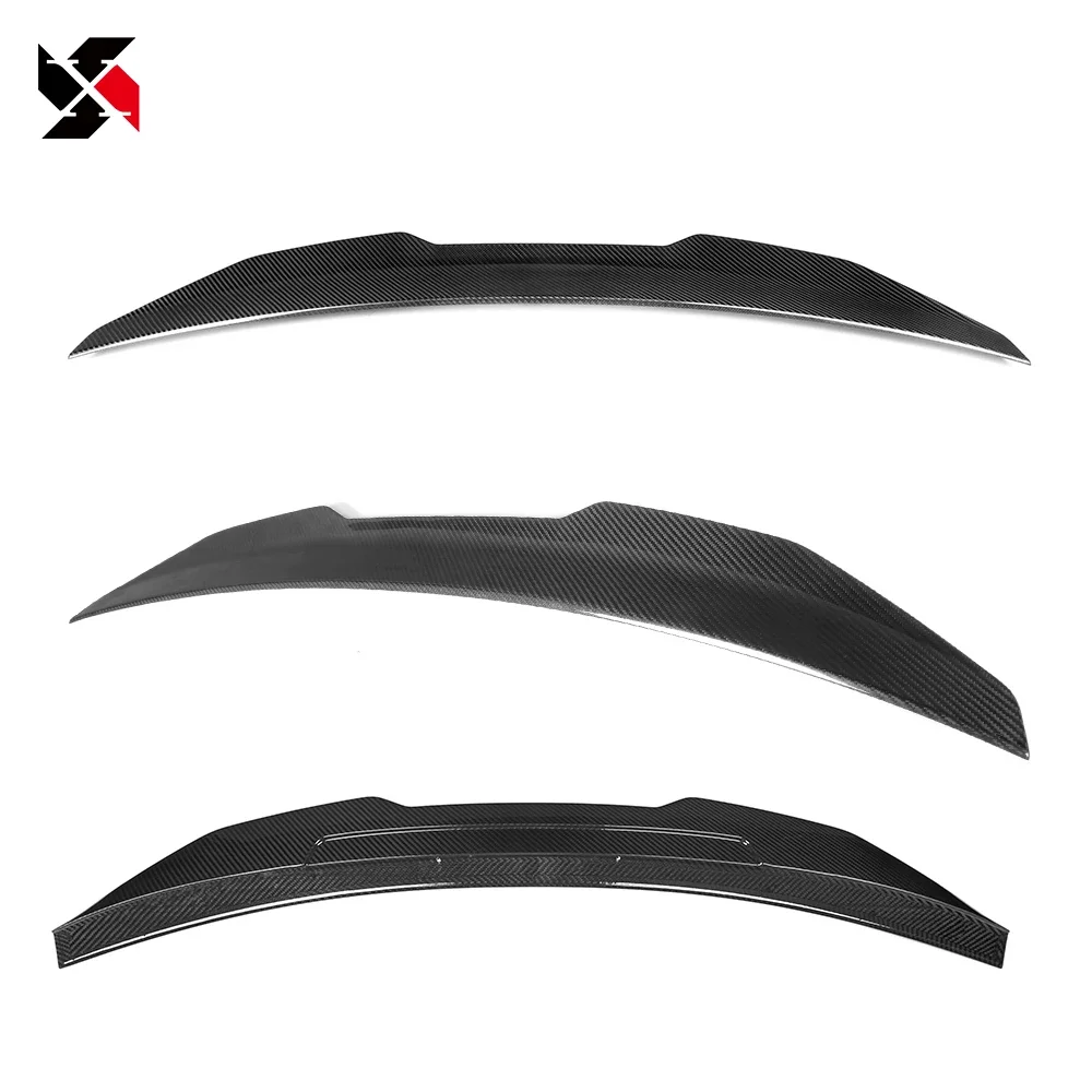 Autoclave Dry Carbon Fiber Technology Car Rear Trunk Spoiler Wings For Audi A5 S5 B8 4-Door Sedan 2007-2016 Roof Boot Lid Lips