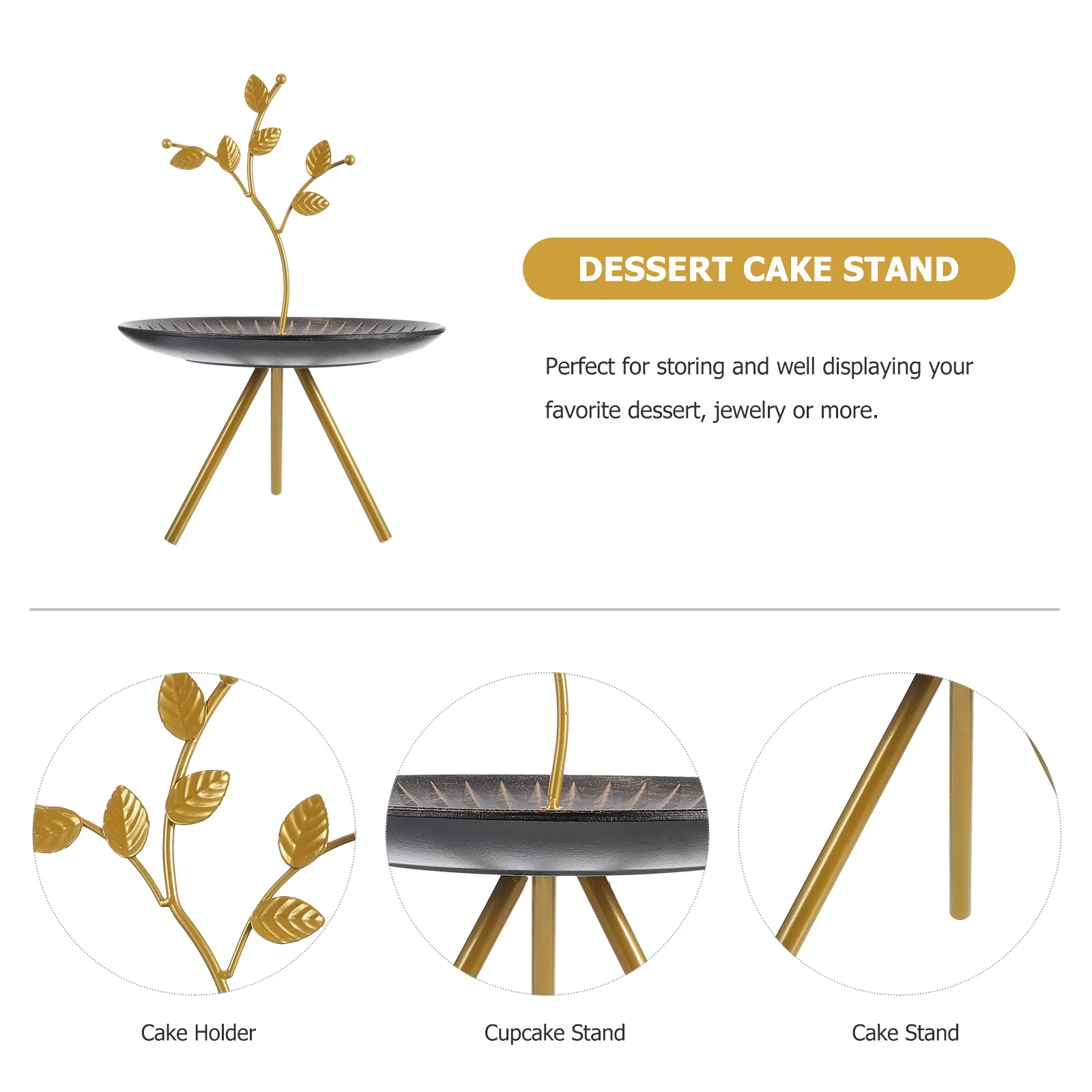 

1Pcs Cake Display Stand Premium Dessert Organizer Creative Cupcake Holder Jewelry Storage Snack Display Tray Dessert Cake Stand