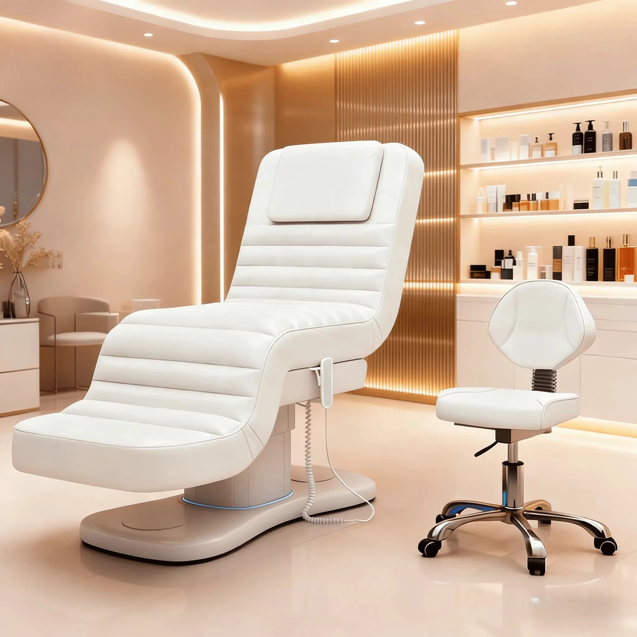 Hot Selling  Lash Bed Beauty Salon Massage Table and Bed for Lash Extension Facial Spa Bed Esthetican Stretcher Luxury