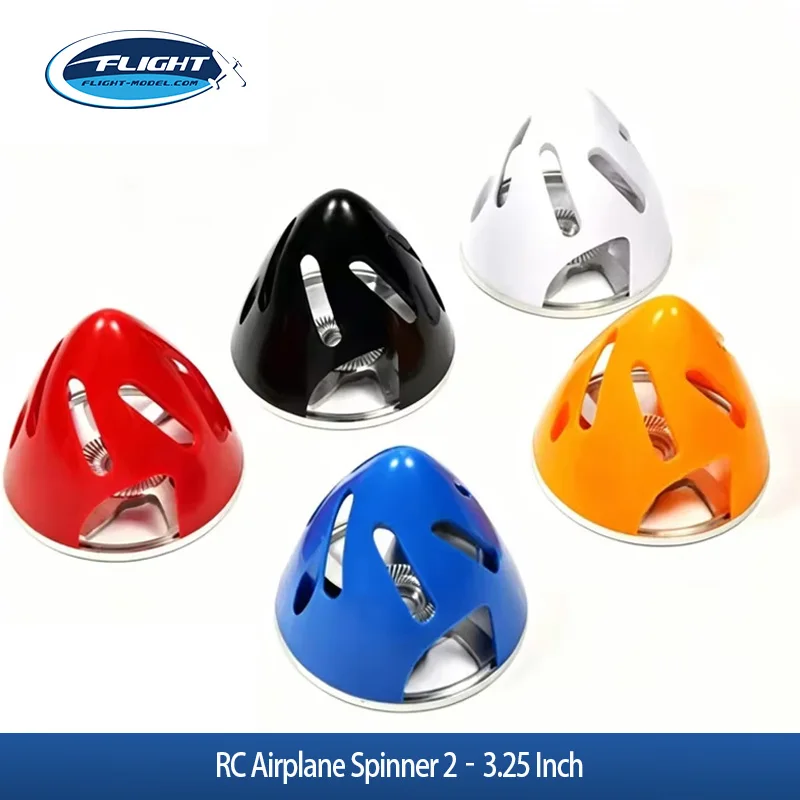 RC Airplane Spinner 2‑3.25 Inch Plastic Cone Aluminum Base Multi‑Color Propeller Cover For Fixed‑wing Model Aircraft