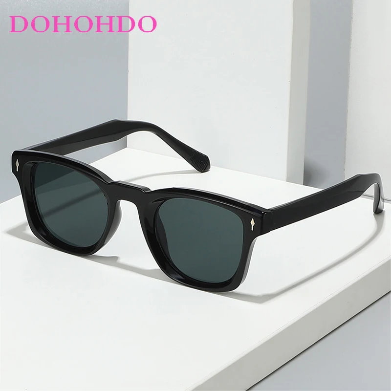 Gafas De Sol cuadradas con remaches De diseño De marca De lujo para mujer y hombre, Gafas De Sol a la moda para viajes al aire libre, Gafas De Sol UV400