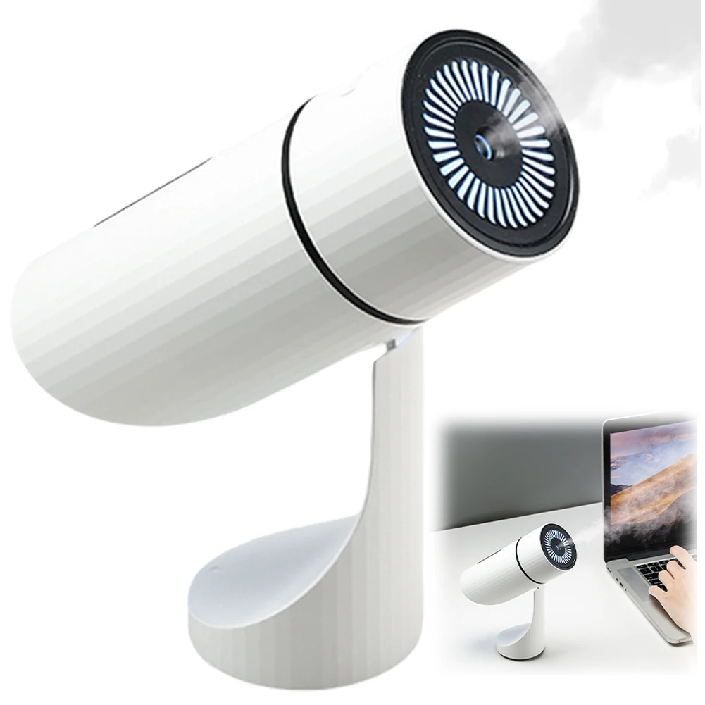 

260ml Wireless Air Humidifier USB Rechargeable with Light Aromatherapy Diffuser Portable Diffuser Humidifier for Yoga Meditation