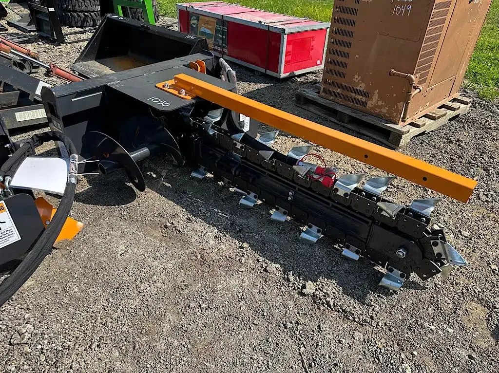 Affrordable TCR 12 48H TRENCHER for mini loaders NEW UNUSED 8 TRENCHING WIDTH 48 DEPTH 15 CLEARING AUGER