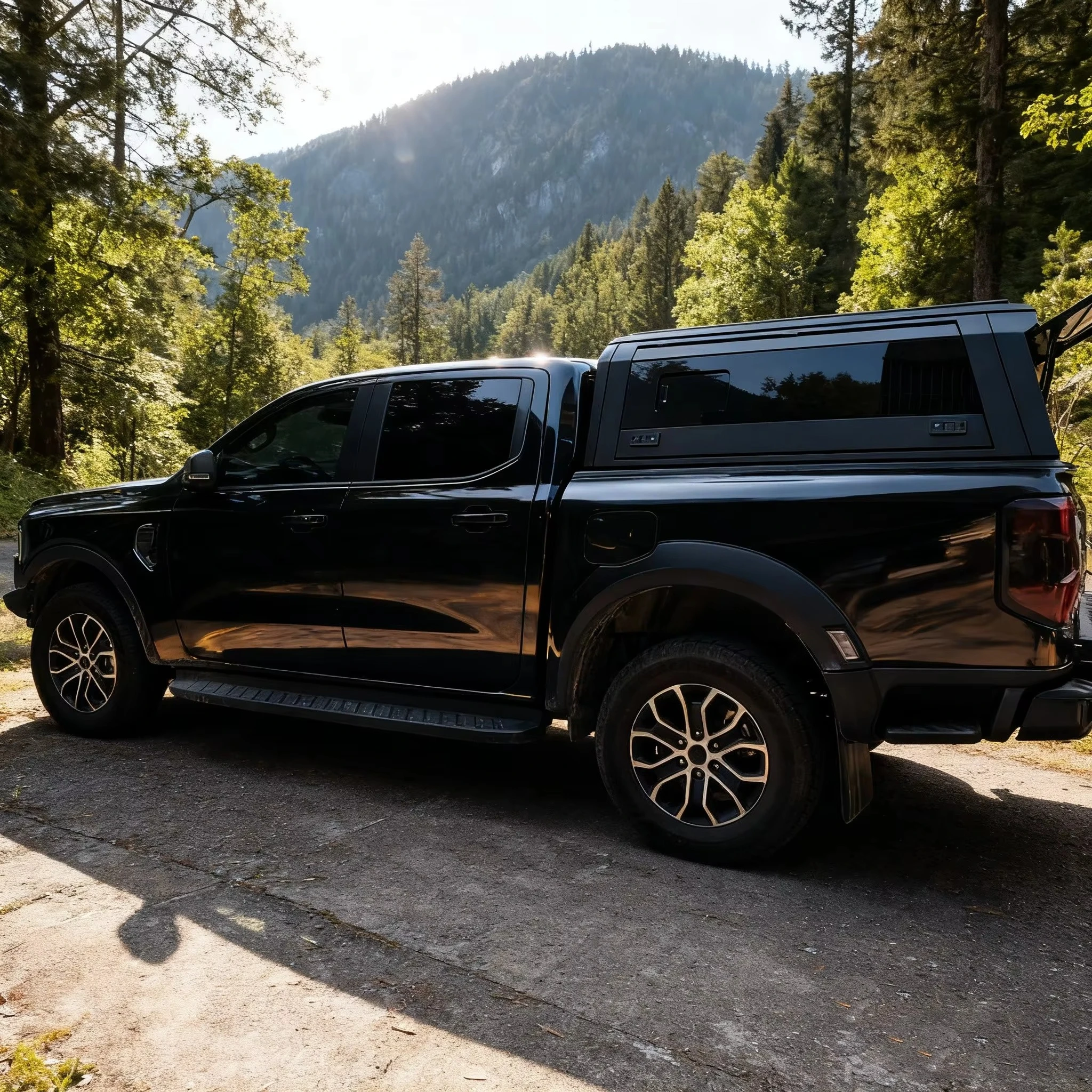 

Wholesale in Stock Hardtop Black Aluminum Topper Camper Pickup 4x4 Pickup Truck Canopy Cap for F150 RANGER BT50