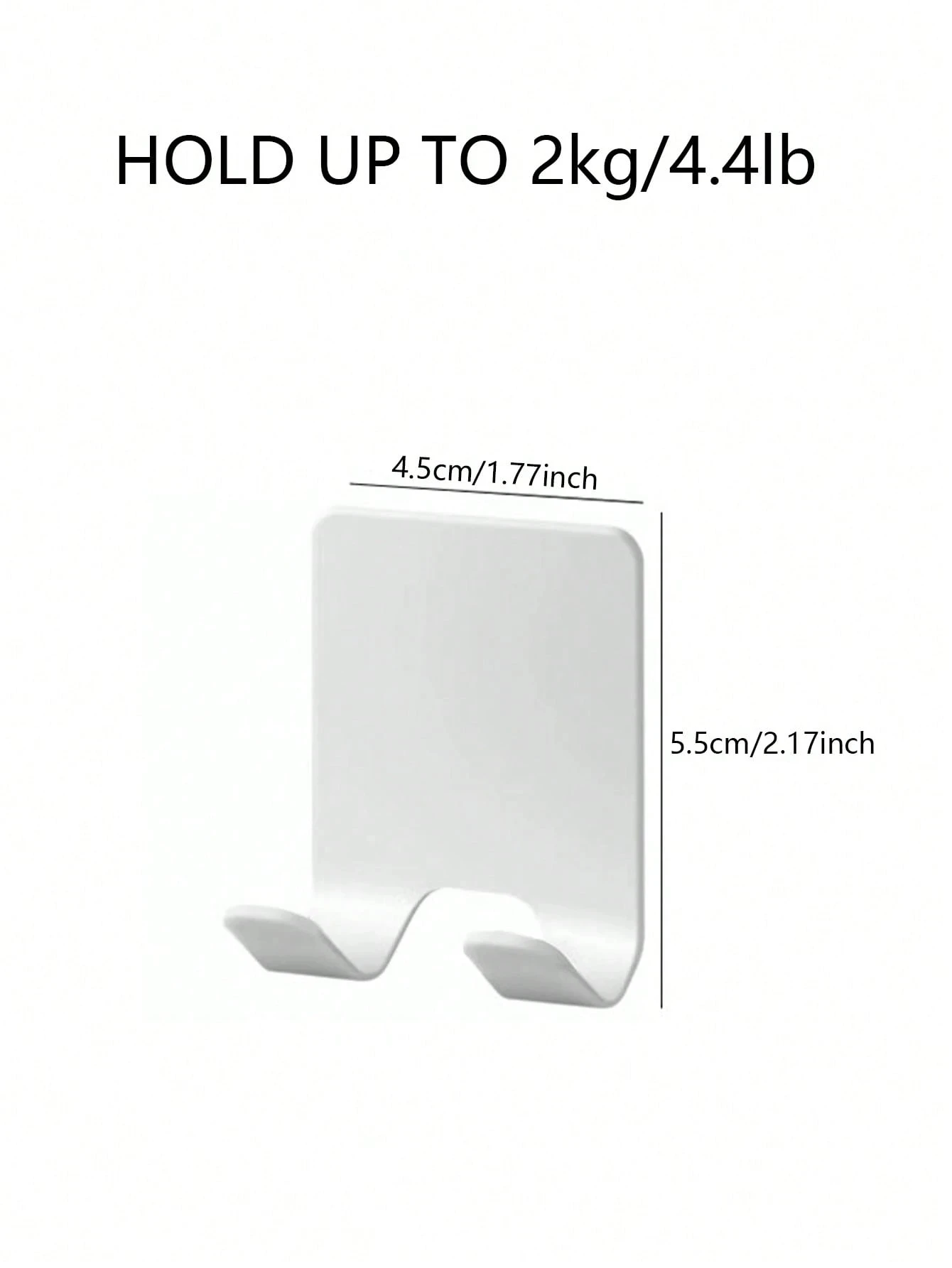Wall Mounted Adhesive Razor Holder Durable Plastic Shaver Hook Rack No Drilling Self-adhesive Razor Storage Organizer for Shower Bathroom Household Accessories - Detail 1