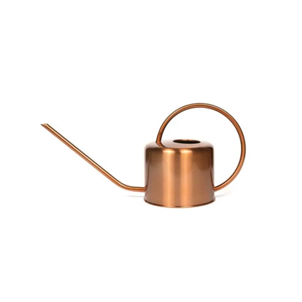 Durable Stainless Steel Watering Can Comfortable Large Capacity Watering Pot Thickened 1.3L Long Spout Watering Can Home