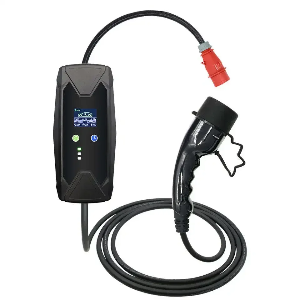 

2025 Hot Sale Level 2 EV Charger 32A 22kw J1772 Portable Portable Dual EV Charging Smart Electric Car Charger