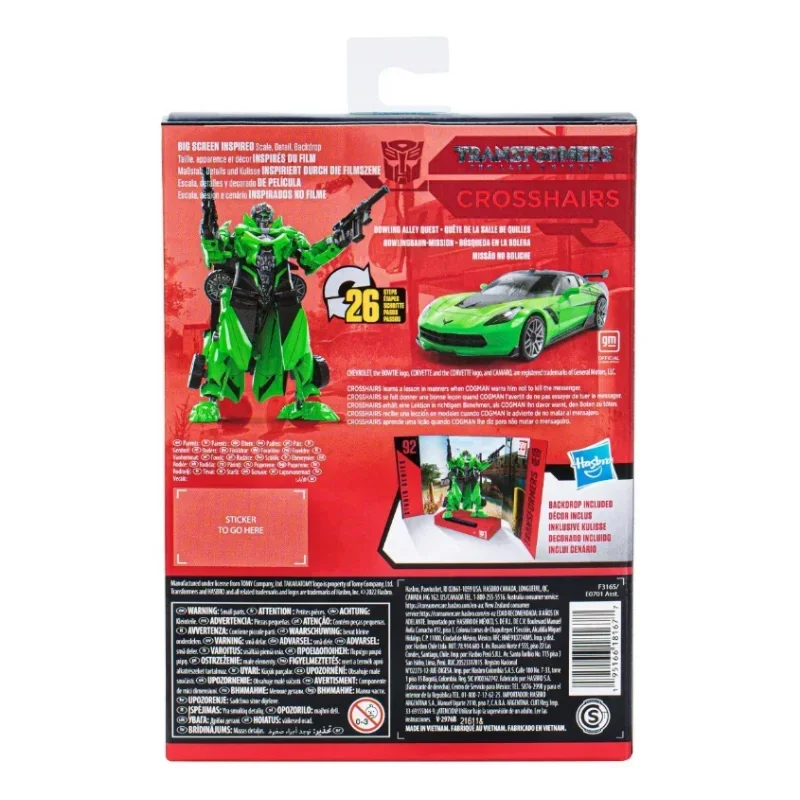 Original Takara Tomy Hasbro Transformers Studio Series SS92 Crosshairs Transformers Classic Movie Series Ornaments Figure