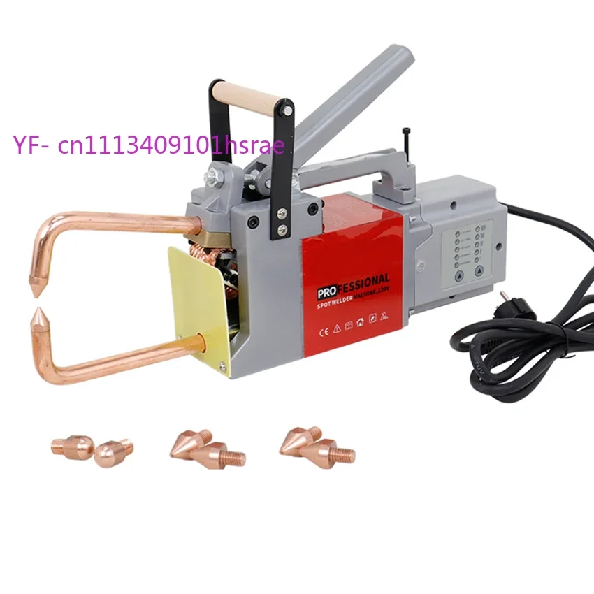 220V Resistance Spot Welder OL8000 1.5+1.5mm Steel Plate Sheet Metal Portable Spot Welding Machine