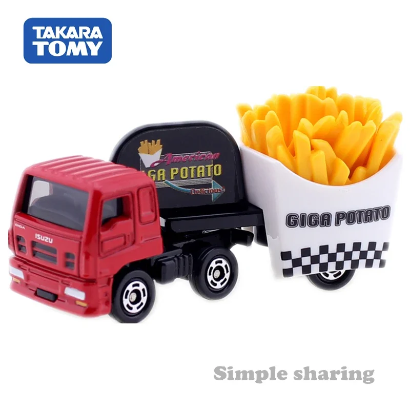 TAKARA TOMY TOMICA n. 55 GIGA modello di simulazione in lega di frittura francese, collezione per bambini di giocattoli decorativi, regali per bambini.