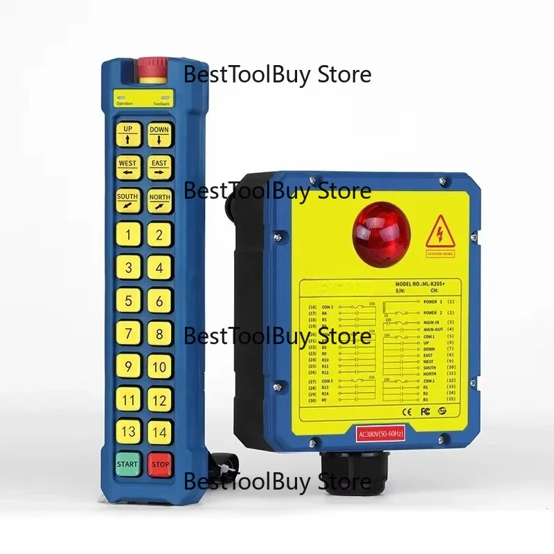 

waterproof wireless remote control electric hoist crane remote control adjustable door valve