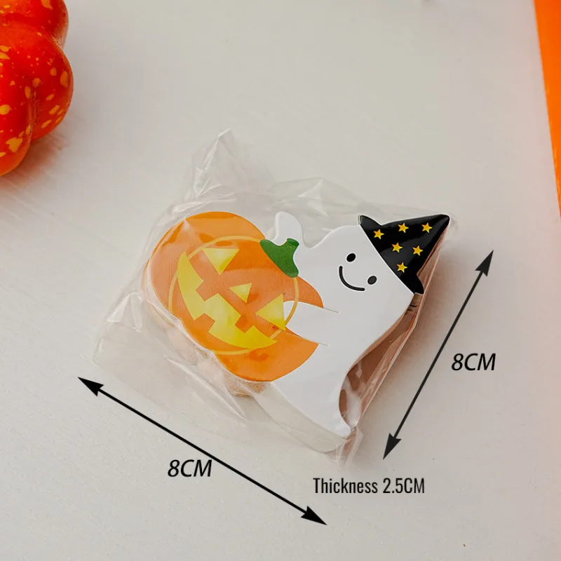 بطاقات ورقية مزخرفة للهالوين ، يقطين ، نمط شبح ، مصاصة ، تصنعها بنفسك ، 50 صولًا