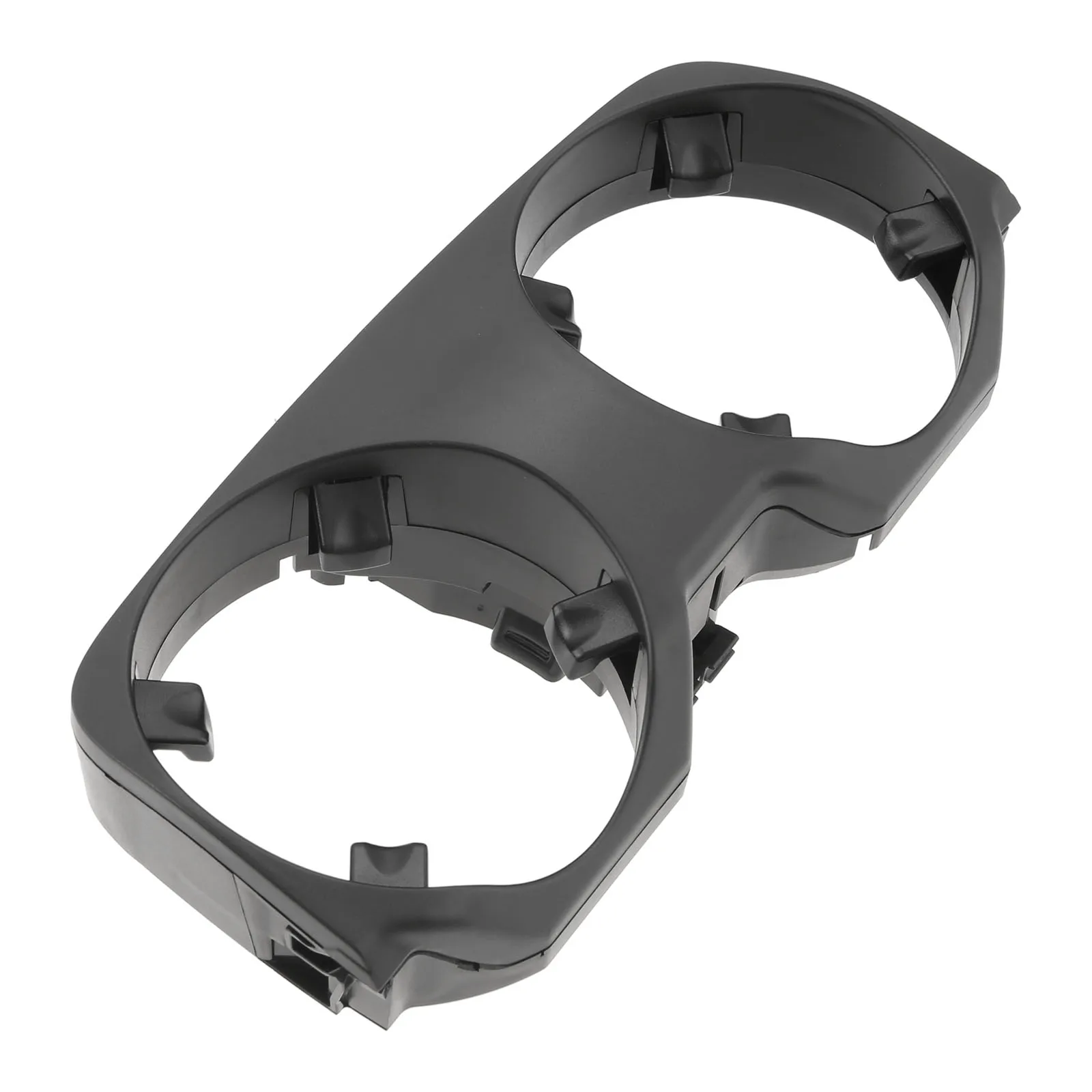 1Pc Black Central Control Tea Cup Holder 51169179820 Car Console Dual Water Cup Holder For BMW 7 Series F02/F01/F04 2009-2015