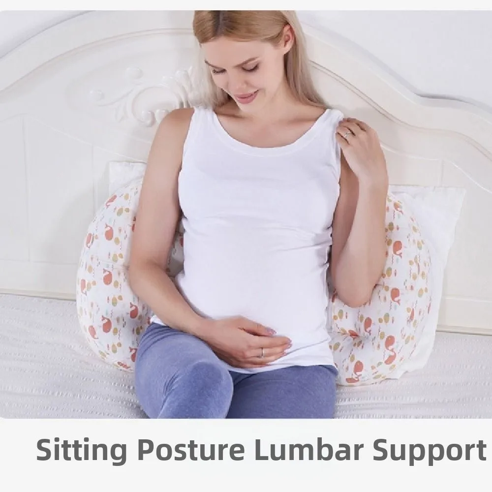 Soft Pregnancy Pillow Ergonomic Adjustable Waist Support Pillow Auxiliary Pillow Comfort Maternity Pillow Sleeping Cushion