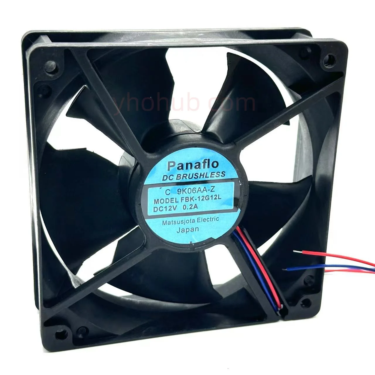 

Panaflo FBK-12G12L DC 12V 0.2A 120X120X38mm 2-Wre Server Cooling Fan