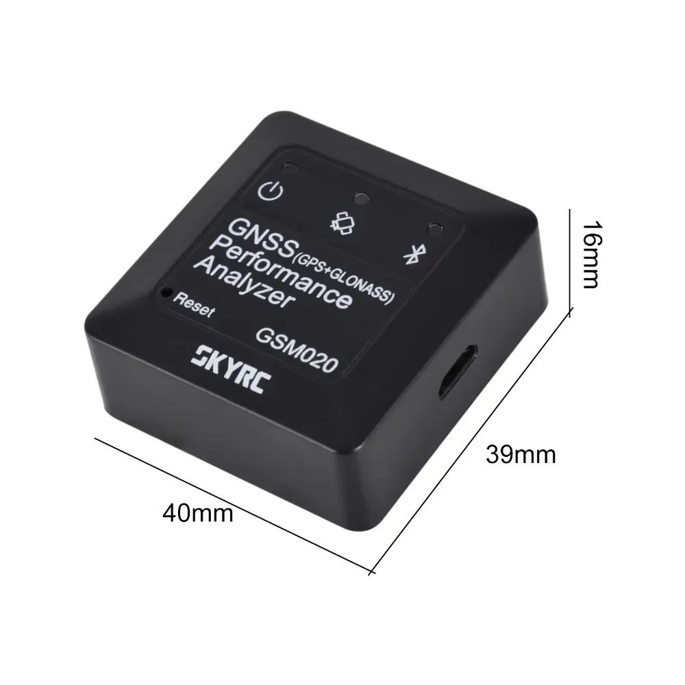 SKYRC GSM020 GNSS Leistung Analysator Power Bluetooth APP GPS Geschwindigkeit Meter für RC Auto Hubschrauber FPV Drone SK- 500023