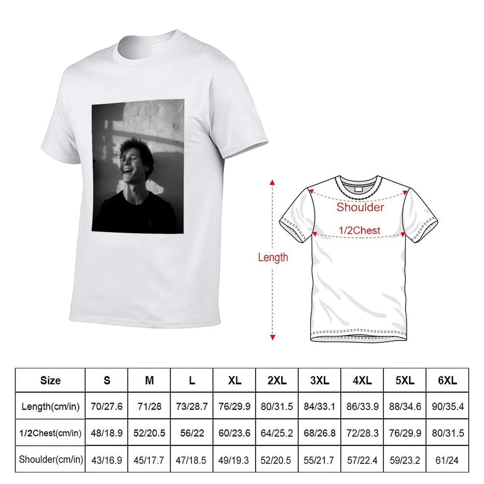 Wincent Weiss Smile T-Shirt Soft Anti-Shrink Cotton Tee