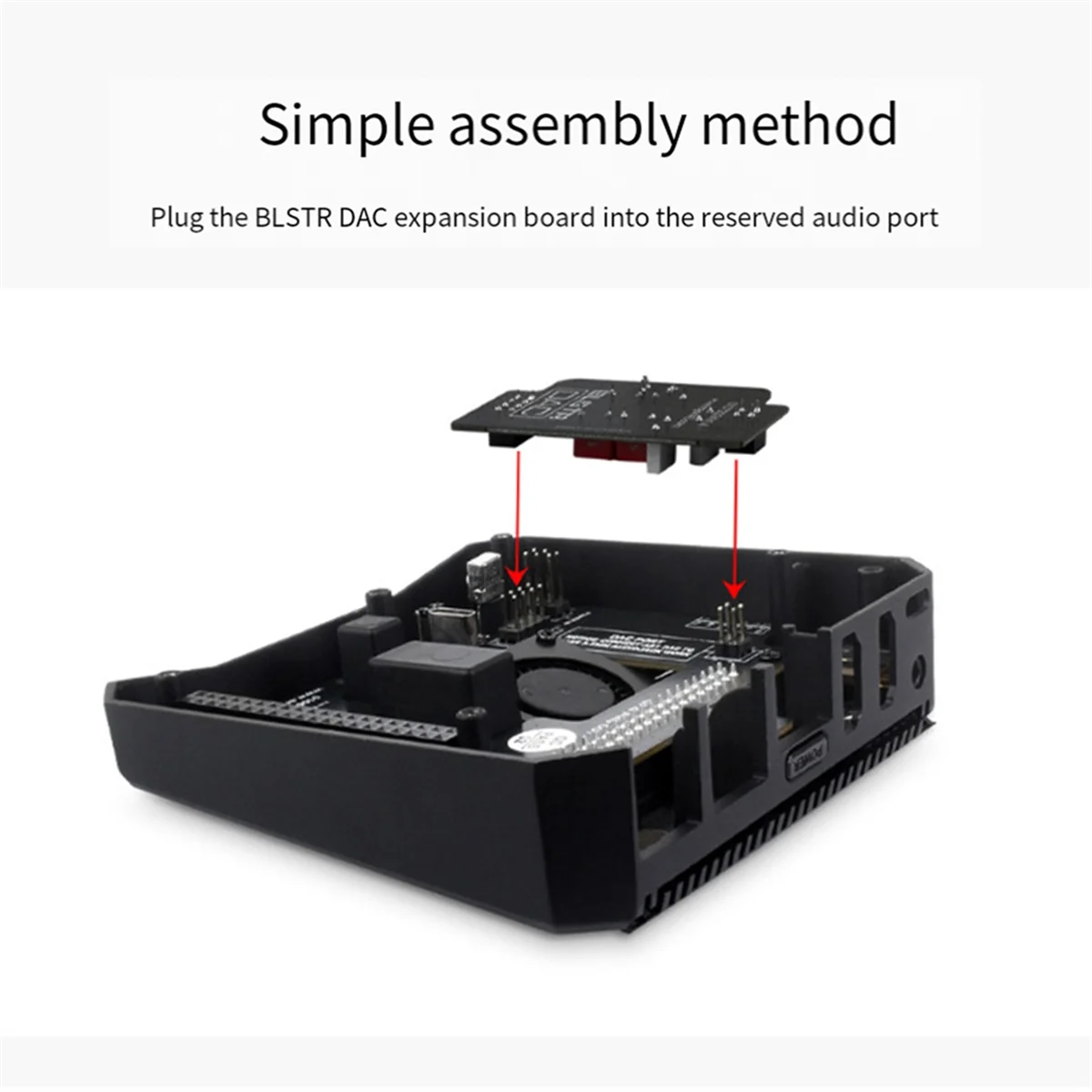 A26P DAC Kit for Raspberry Pi 5 Argon BLSTR with Ground Loop Isolator Plug-And-Play Add-on for Argon ONE V3 Only