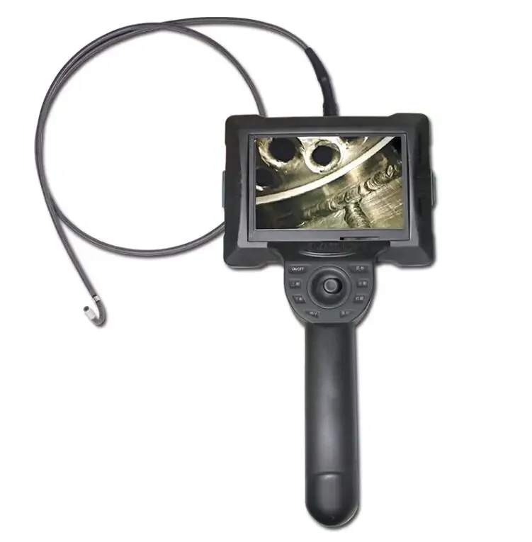 3mm 4way Articulate Front And Side   Handhold Video Industrial Endoscope