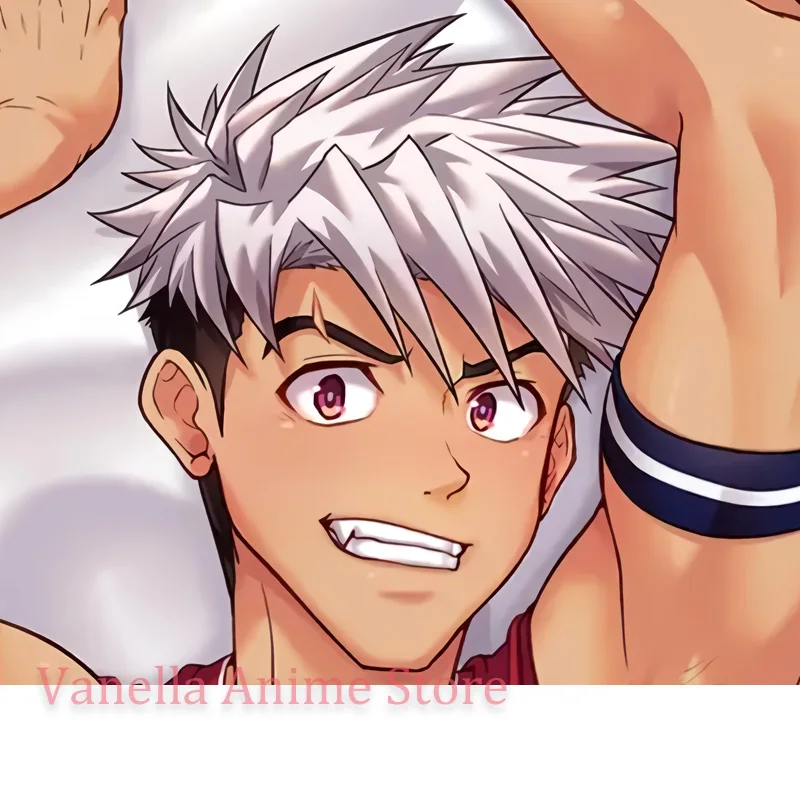 Dakimakura Jock Studio Boy Anime Double-sided Print Body Pillow Cover Life-size Pillowcase Gifts
