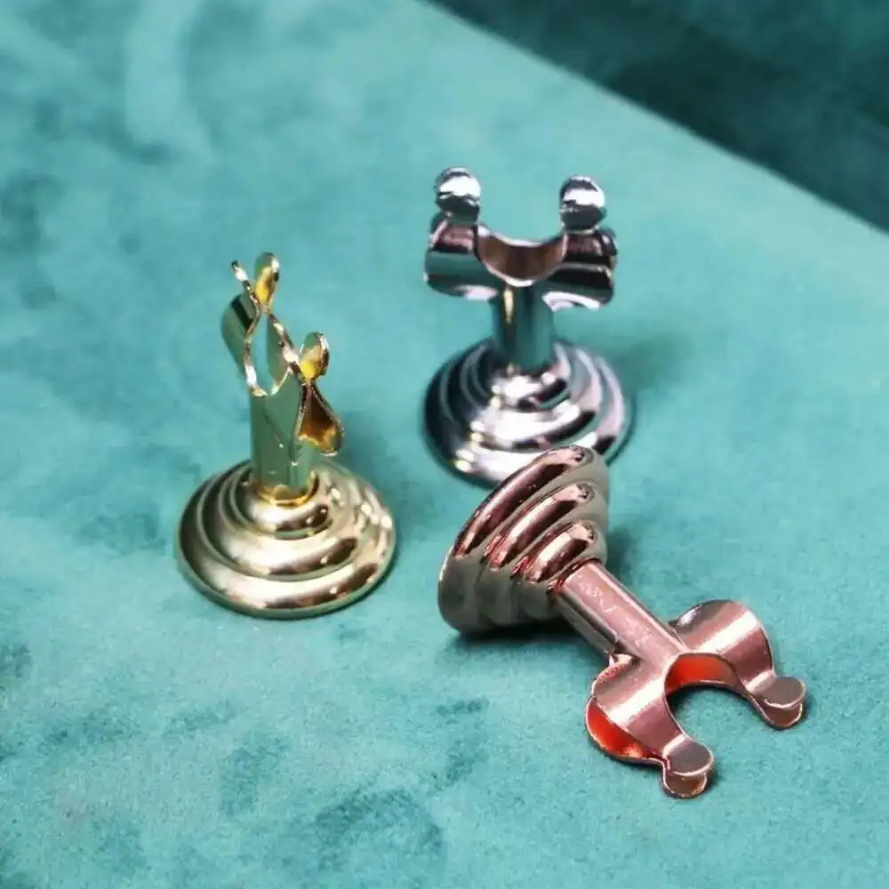 Mini Place Card Holder Stainless Steel U Shape Table Number Stands Memo Note Clips For Resturant Party Decoration 4cm