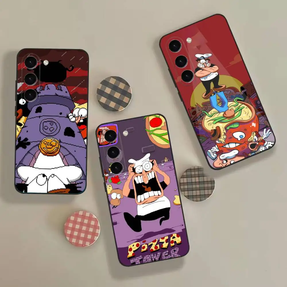 Funny Game Pizza Tower Fashion Phone Case For Samsung Galaxy A52 42 32 22 12 02S 72 73 51 41 31 21S coque  Cover