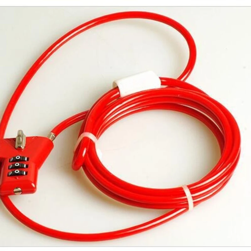 

Combination Lock Bicycle Bicycle Folding Car Lock 2 Meter Wire Computer Lock