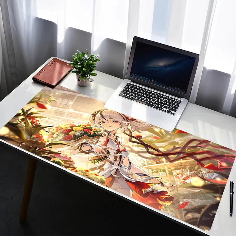 

Mouse Pad Laptop Rubber Extended Desktop Mat Computer Gamer Mousepad PC Gaming Accessories Wuthering Waves Camellya Keyboard Pad