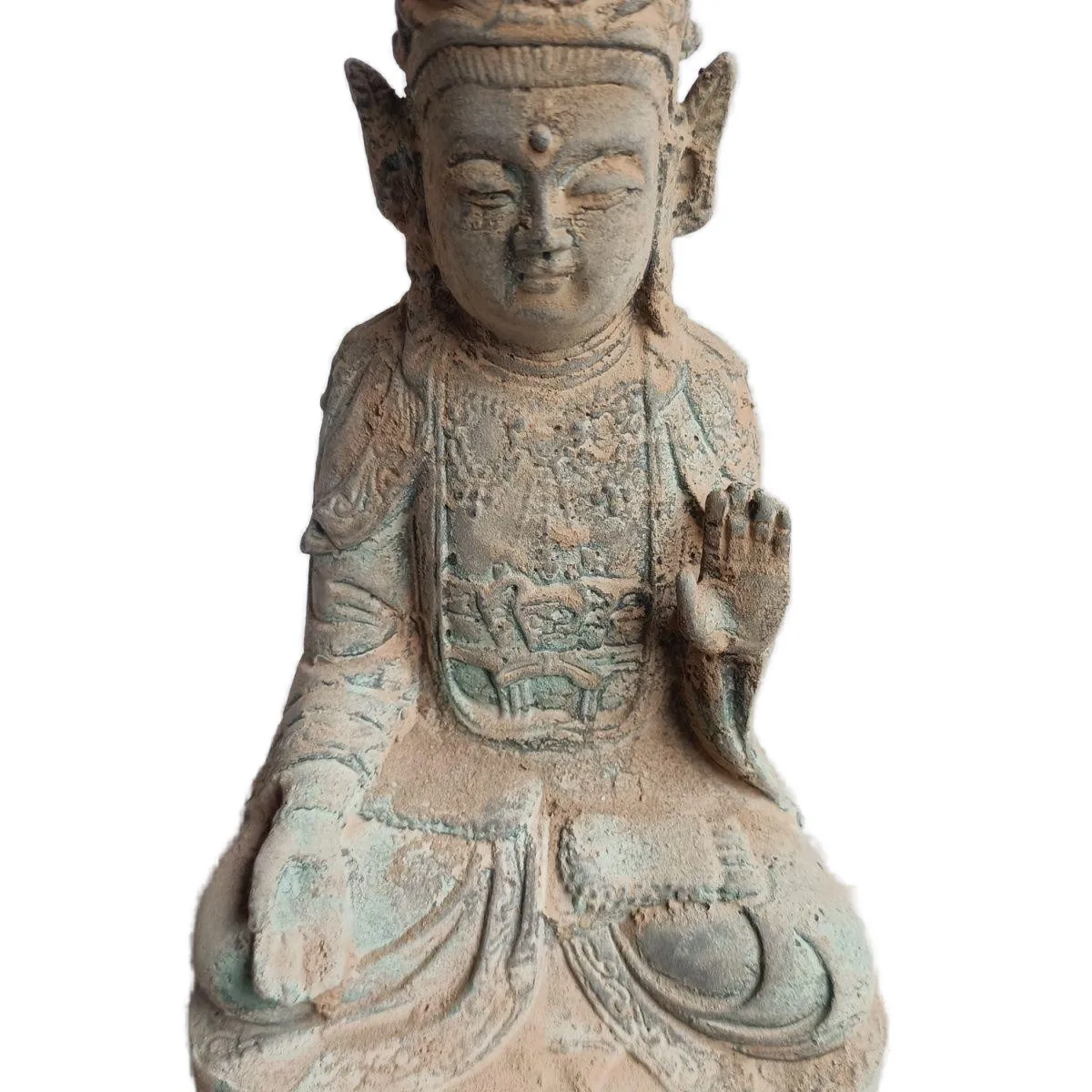 Avalokitesvara statue Terracotta Warriors Chenrezig Buddha blessed Dharmaraja