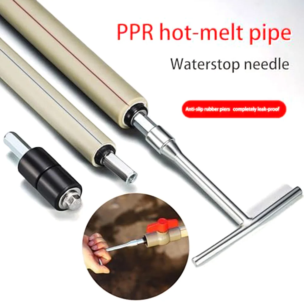 Reusable Rubber Leak Repair Set 3 Pieces for Pipes with Expansion Screw for Instant Leak Sealing and Secure Installation Grip