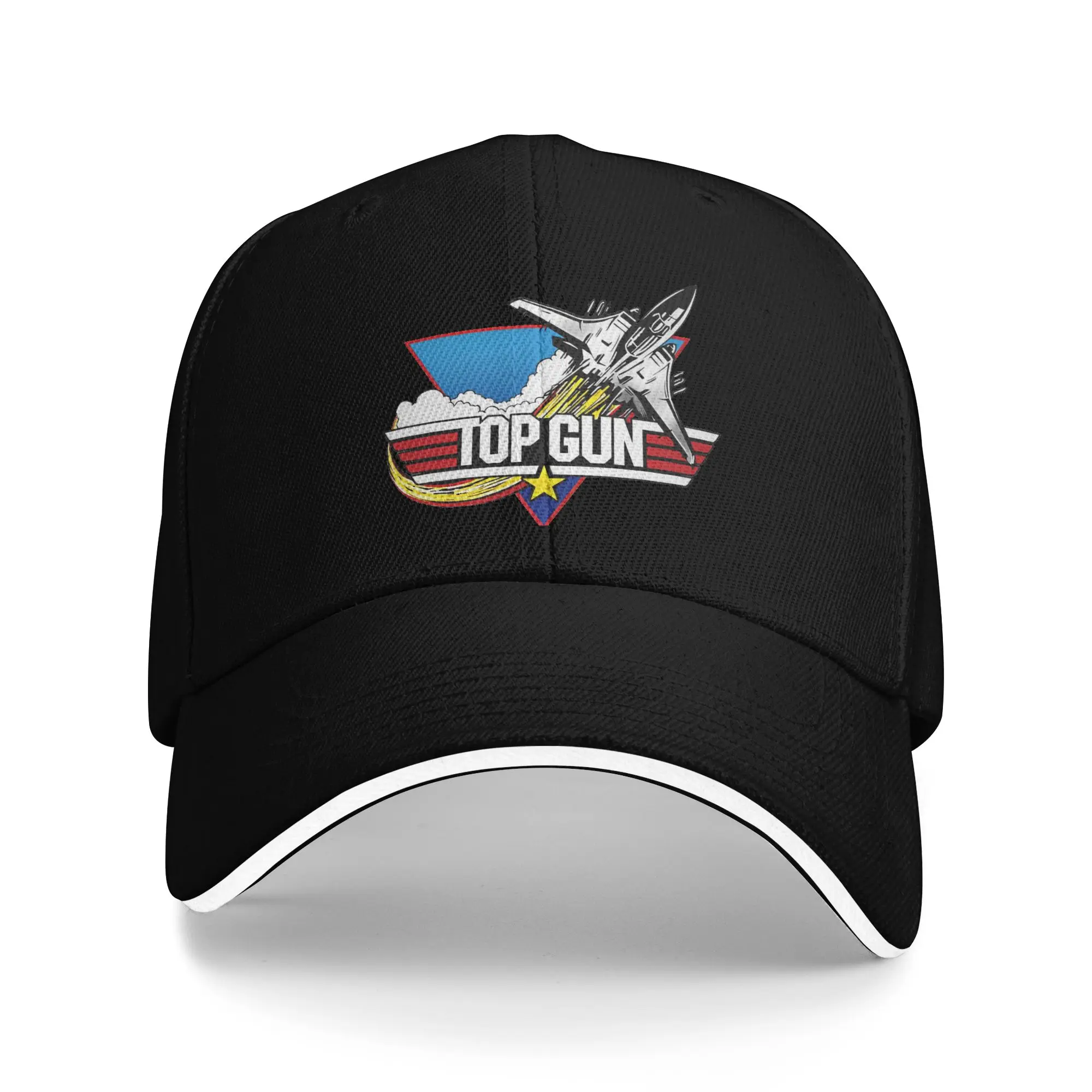 Gorra de béisbol de moda Top Gun Jet Stars Stripes, gorra snapback, gorra trucker, gorra deportiva ajustable de verano