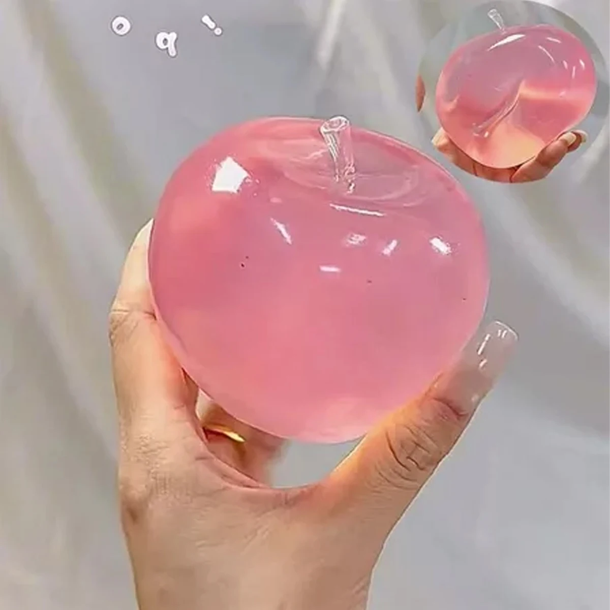 1/2 Stuks Squishy Fruit Appel Fidget Speelgoed Squeeze Stress Relief Hand Speelgoed Anti-Angst Fruit Stretchy Langzaam Stijgende Speelgoed Creatief cadeau