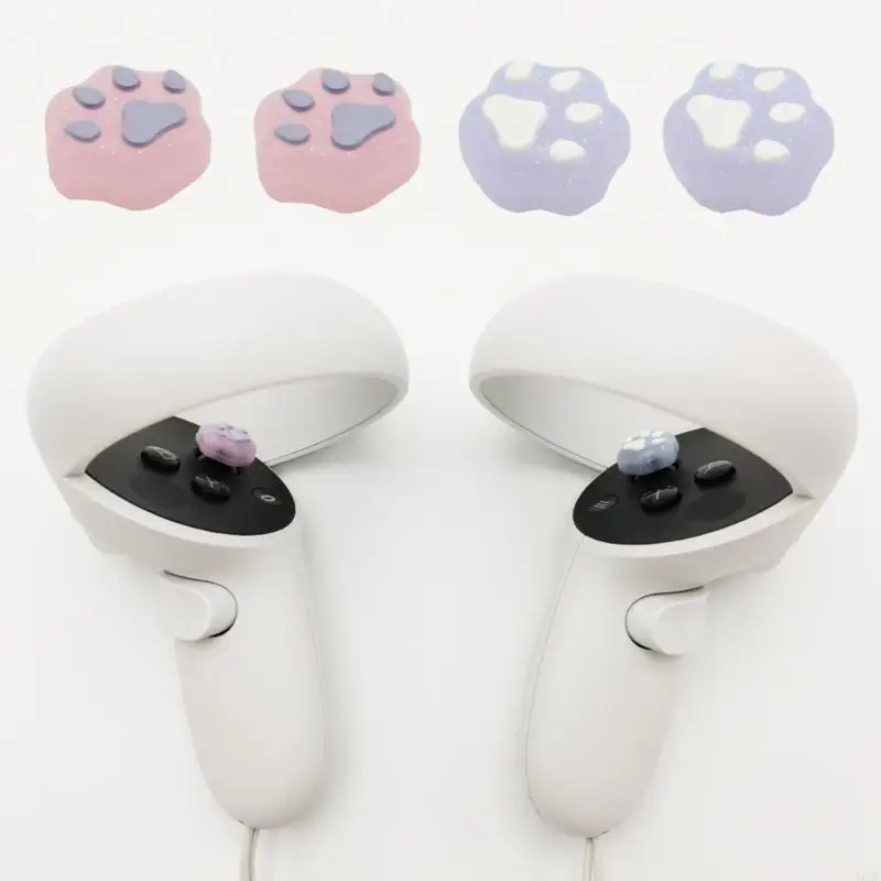 Y8AC Anti-Skid Caps Grip Replacement for Pico 4 Controller Silicone Skin Scratches Resistant Caps Non-slip Caps