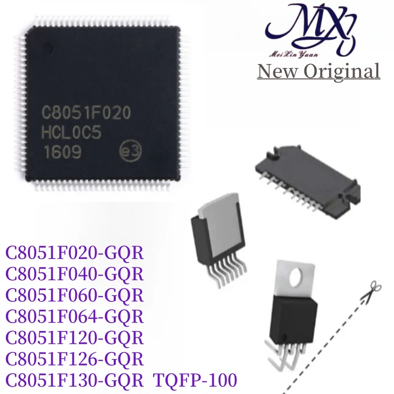 MXY C8051F020-GQR C8051F040-GQR C8051F060-GQR C8051F064-GQR C8051F120-GQR C8051F126-GQR C8051F130-GQR IC MCU Chip TQFP-100